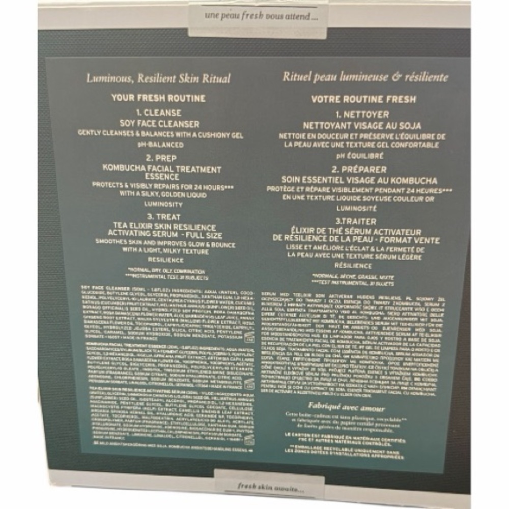 Fresh Skincare Set-Luminous, Resilient Skin Ritual
Sealed In Box - Picture 6 of 6